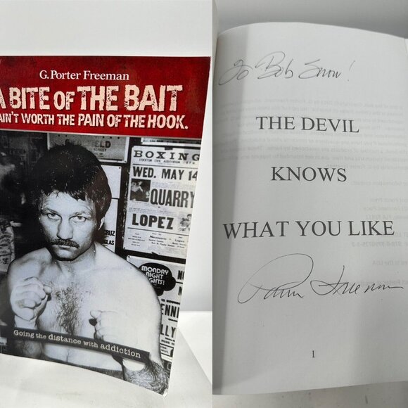 A BITE OF THE BAIT By G. Porter Freeman (signed & Dedicated) -BB1- - Picture 1 of 7